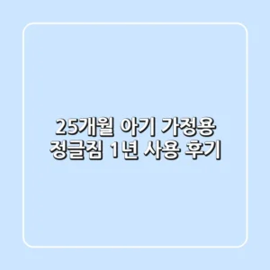 25개월 아기, 가정용 정글짐 1년 사용 후기