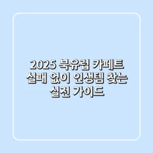 2025 북유럽 카페트, 실패 없이 '인생템' 찾는 실전 가이드