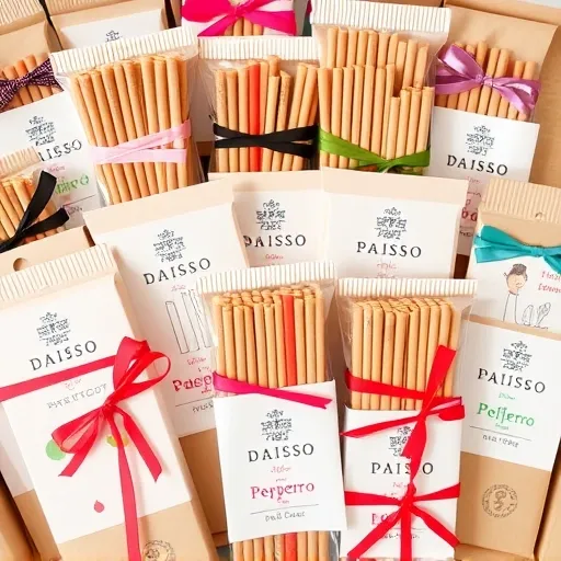 수제 빼빼로 포장, 다이소로도 전문가 퀄리티 내는 고급 전략