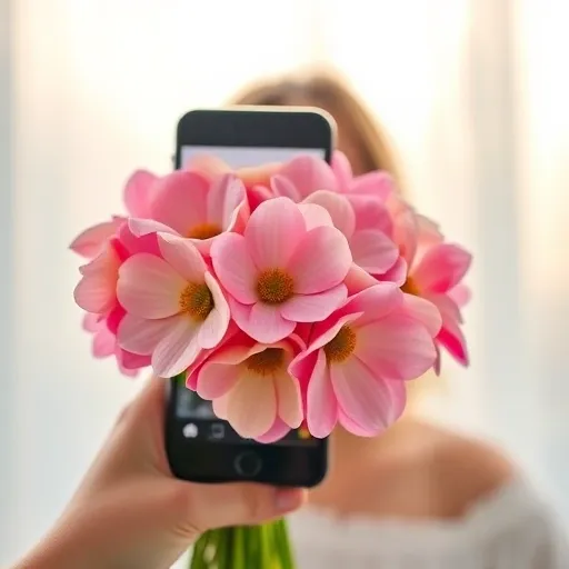 스마트폰으로도 감성 폭발! 꽃다발 사진 촬영 꿀팁
