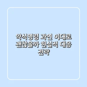약식명령, 과연 이대로 괜찮을까? 현실적 대응 전략