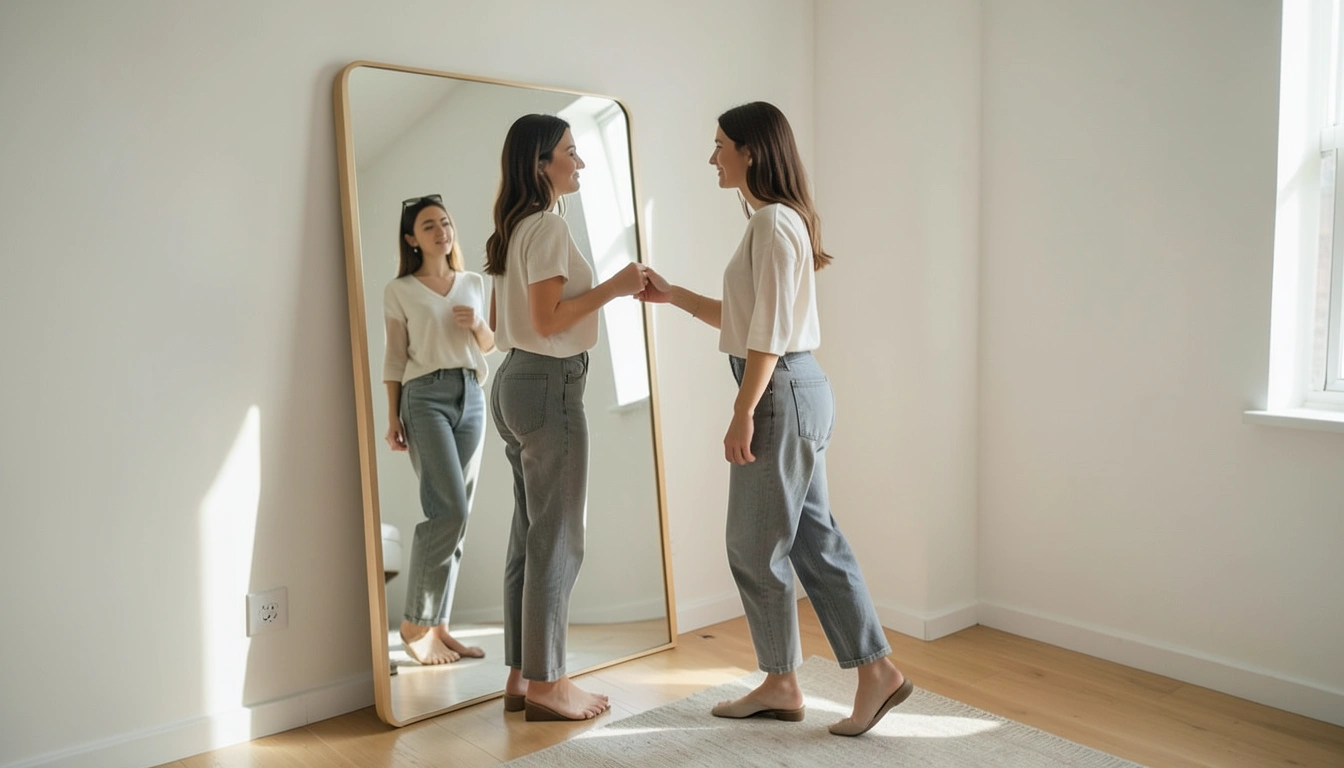 실패 없는 부착형 전신거울 설치: 무타공부터 대형 시공까지