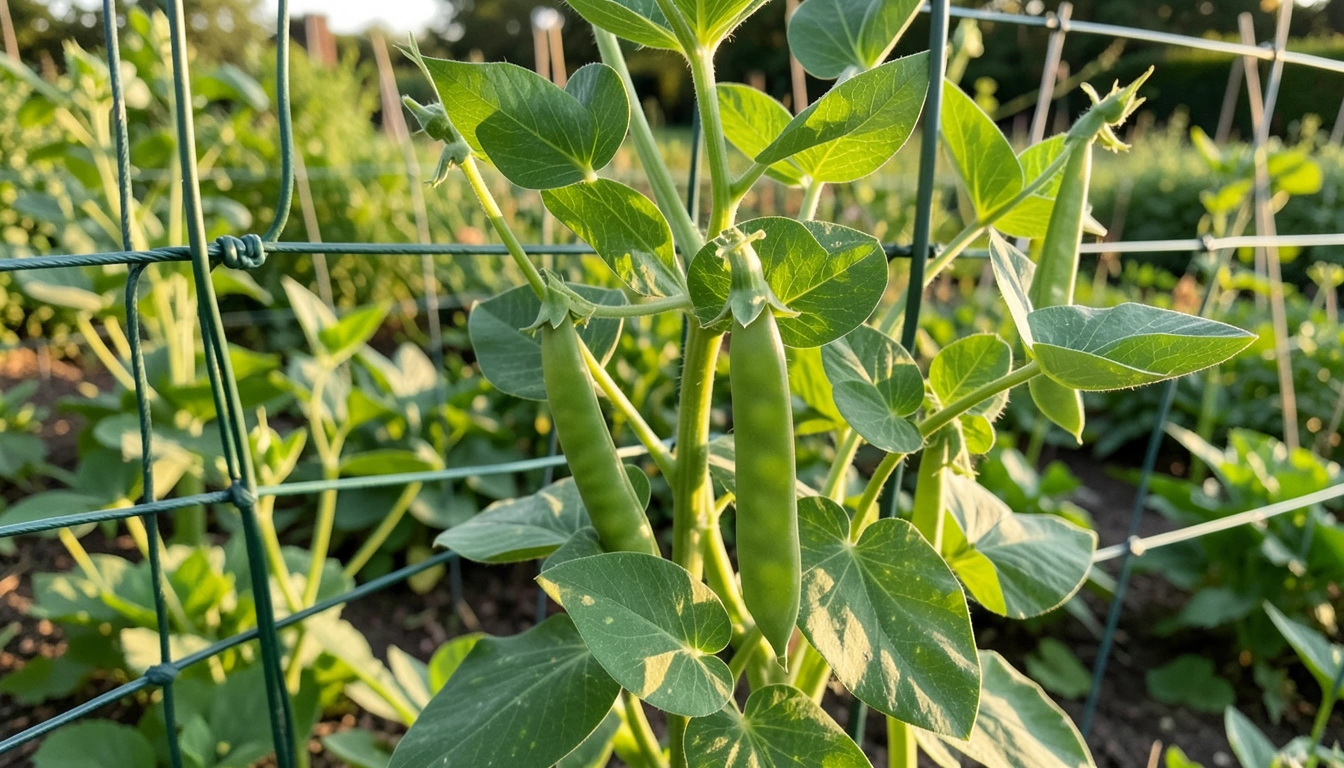 완두콩 재배, 수확량 극대화를 위한 전문 관리 팁 (병충해 & 영양)